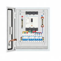 Boîte de compteur triphasée 380V à quatre fils, boîte de prise d'éclairage 220V, boîte de distribution 100A personnalisable en ensemble complet