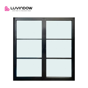 Ventanas giratorias de inclinación de aluminio elegantes y modernas Marco estrecho de sellado excelente de alto rendimiento para hoteles Columpio de apertura horizontal - Product Image 2