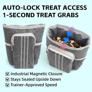 Free sample Silicone Pet Fanny Pack <b>Dog</b> Cat Feeding Training Snack Outdoor Bag <b>Treats</b> <b>Dog</b> <b>Pouch</b> Walking Bag - Product Image 2