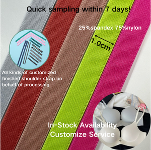 2614-1.0 <span class=keywords><strong>Nastro</strong></span> Elastico in Nylon Personalizzato per Tessili Domestici e Cinture, Produzione su Misura di Fasce Elastiche per Reggiseni - Product Image 4