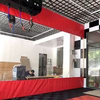 Rideau en PVC pour atelier de lavage de voitures, imperméable, anti-buée, rideau de porte en plastique industriel