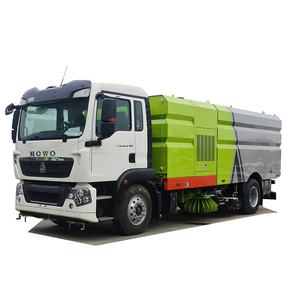 Camion de Balayage Routier HOWO 4X2 Haute Performance avec Réservoir d'Eau de 9m3 et Benne à Eaux Usées de 7m3 à Vendre - Product Image 1