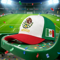 Gorra de Béisbol Bordada con el Logotipo de México 2026, Personalizada, de Alta Calidad, para Eventos Deportivos, Fútbol y Promociones