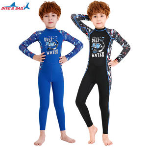 Rash Guard Para Ninos Traje De Bano Para Ninos Bebe Ninos <span class=keywords><strong>Manga</strong></span> Larga Cremallera Trasera Traje De Surf Traje De Buceo Ninas - Product Image 3