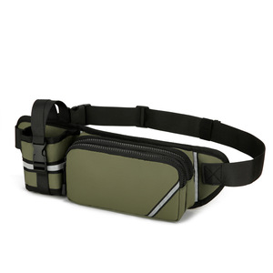 Running Belt Bottle Holder Multifunctional Waterproof Anti Theft Fanny Pack Outdoor Fitness Fanny Sling Bag Zipper Unisex - Product Image 3