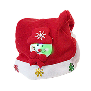 Jintai factory In-stock 2022 trend product fashion design decorazione natalizia cappello leggero a led per adulto - Product Image 2