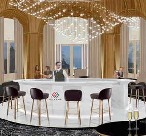 Nhà máy bán buôn nội thất quán <span class=keywords><strong>bar</strong></span> sang trọng, quầy <span class=keywords><strong>bar</strong></span> nhà hàng, quầy <span class=keywords><strong>bar</strong></span> chờ, đồ nội thất thương mại - Product Image 4