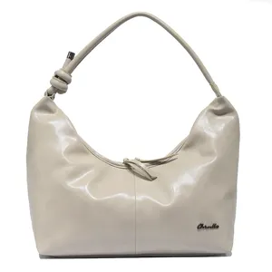 महंगा नरम पु चमड़े नई डिजाइन एकल कंधे बैग गुआंगज़ौ हैंडबैग बड़े क्षमता हैंडबैग आवारा महिलाओं के बैग महिलाओं के लिए