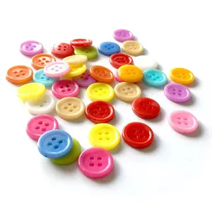 YYX-Botones de plástico personalizados multicolor para ropa, botones de resina para camisa, 4 agujeros, venta al por mayor