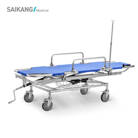 Chariot médical d'urgence professionnel SAIKANG SKB040(A) pour usage hospitalier, certifié CE, garantie de 2 ans