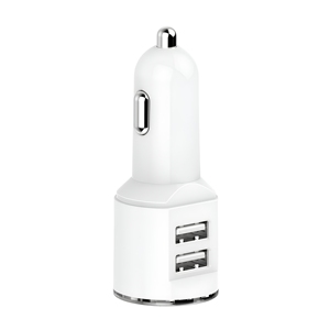 Chargeur de <span class=keywords><strong>voiture</strong></span> électronique OEM double USB pour smartphones avec indicateur LED 5V 2.4A <span class=keywords><strong>Adaptateur</strong></span> de charge rapide en <span class=keywords><strong>voiture</strong></span> - Product Image 2