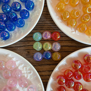 Perles de gelée de trou latéral en acrylique translucide coloré de 15mm pour bricolage accessoires faits à la main marque Fy origine CN ZHE - Product Image 3