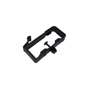Volvo Warning Sign Fixing Clip 9.9x5.8x2cm Black <b>Plastic</b> Trunk Triangle <b>Bracket</b> For Replace Repair - Product Image 4