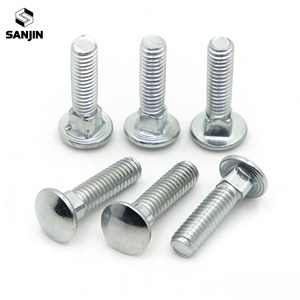 M4 M5 M6 M8 <strong>M10</strong> M12 Carriage <strong>Bolts</strong> Carbon Steel GB12 DIN603 Round Head Square Neck <strong>Coach</strong> Screws for Furniture Shelf Desk - Product Image 3