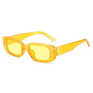 Nouvelles lunettes de soleil rétro de petite taille pour hommes et femmes, tendance vintage, monture carrée rectangulaire, protection UV - Product Image 6