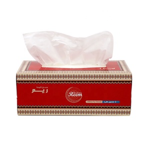 Premier alta calidad cara pañuelos toallas de papel logotipo personalizado 2 capas caja embalada cara blanca ultra suave - Product Image 1