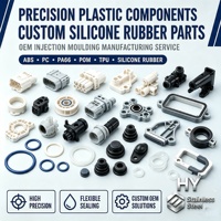 Servicios de Fabricación OEM para Piezas de Plástico Moldeadas por Inyección de Alta Precisión y Piezas de Goma de Silicona Personalizadas