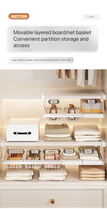 Cesta de Almacenamiento Debajo del Estante, Cestas Colgantes Expandibles Debajo del Gabinete, Organizador de Estantes, Ahorrador de Espacio para <span class=keywords><strong>Cocina</strong></span> - Product Image 5