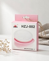 Mini miroir de maquillage LED pliable portable avec anneau lumineux à capteur tactile 3 pouces pour voyage, pour femmes et filles, vente en gros, logo personnalisé, cadeau
