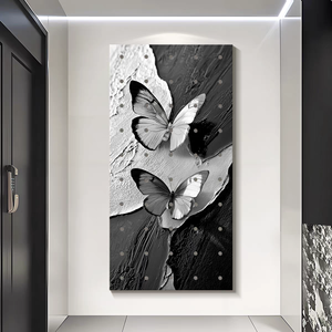 Moderno, elegante, práctico, ecológico, acuarela, medio, impresión Digital, mariposa, Luna, cueva, tablero, almacenamiento, decoración de pared, pintura - Product Image 3