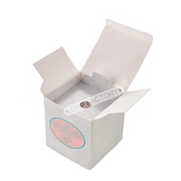 Papier dentifrice personnalisé gaufré feuille d'or estampage logo pliable carton d'expédition bouteille de parfum emballage boîte repliée