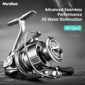 Máy câu cá biển mặn siêu mượt mạnh mẽ, kiểu spinning, kim loại, chuyên cá chép, tỷ lệ truyền động 5.2:1, dùng cho sông, hồ và suối - Product Image 2