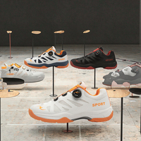 Chaussures de tennis de table et de padel décontractées pour hommes SEVEN - Nouvelle conception ergonomique, forte force élastique, semelle en maille PVC - Populaire en été