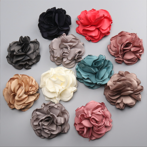 Grote satijnen witte roos haarband haarspeld voor vrouwen bruiloft bruids make-up haarspeld dans gala haaraccessoires - Product Image 4