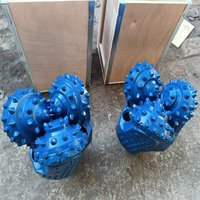 Mata Bor Sumur Air Tipe Triple Cone 8.5 Inch 6 1/2" Hard Rock Tricone Bit Baja Karbon Tempa Alat Pengeboran API 1 Buah