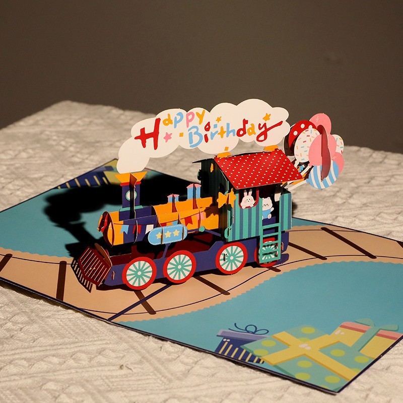 Birthday Train Comes with 1 Envelope