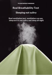 Protège-matelas imperméable en soie glacée <span class=keywords><strong>d</strong></span>'été, universel toutes saisons, en fibre chimique, antidérapant, respirant, anti-poussière - Product Image 4