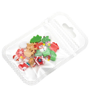 Décorations de Noël pour ongles : Bonhomme de neige, Père Noël, renne en résine – Accessoires de bijoux DIY pour manucure - Product Image 5