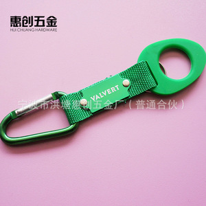 Yellowhat Aluminum Carabiner Water Bottle <b>Clip</b> Outdoor Hiking Gear Backpack <b>Hook</b> With Logo Printing - Product Image 4