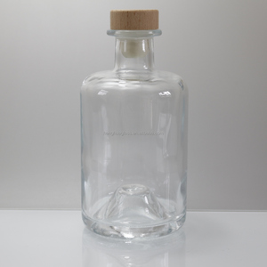 Bán buôn 100ml 250ml 375ml 500ml 750ml Vòng rượu chai thủy tinh 50cl 75cl Gin rượu mạnh Rum Tequila Whisky chai với nút chai - Product Image 4