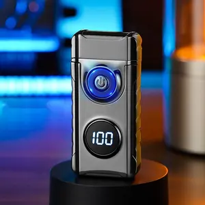 2024 en kaliteli özelleştirilmiş dokunmatik sensör sigara çakmaklar LED el feneri USB-C şarj edilebilir plazma X çakmak