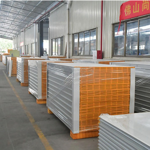 Fabrikpreis-Gebäudeplatte Reinigungs-Struktur-Isolierpaneele (SIPs) Haus 50mm MgO-Sandwichplatte für Labor und Krankenhaus - Product Image 4