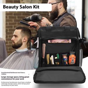 Sac à dos professionnel grande capacité pour coiffeur avec fermeture éclair, pour tondeuses électriques et sèche-cheveux, sac de rangement pour barbier (modèle international) - Product Image 4