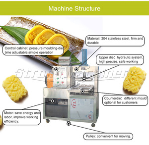 Máquina de moldeo para hacer cubos de caldo comercial, máquina de cubos de condimentos para caldo de pollo - Product Image 4