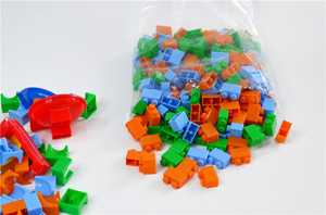 Bloques de construcción DIY para niños, 328 piezas, laberinto de pista, juguete educativo, ABS, plástico, canicas - Product Image 3