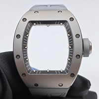 Montre en céramique de qualité supérieure, série 055, avec cadran à miroir saphir, mouvement à remontage manuel, montre de bureau pour homme