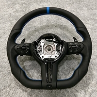 Volant en cuir M Sport avec bande bleue pour BMW F10 F15 X5 F16 X6 F20 F25 F26 F23 F30 F32 F34 F35 F36 F87 F80 M3 F82 M4 M5