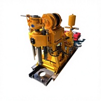 Foreuse portable diesel CITC-200 200m à moteur et pompe, garantie 5 ans, certifiée pour puits d'eau