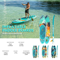 Fabricantes Chinos de Tablas de Paddle Surf OEM, Tabla de Paddle Surf Inflable de 10'6"*32"*6" para Surfear