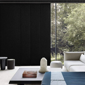 Paneles verticales ciegos para puerta corredera de vidrio para divisor de habitación, panel deslizante de oficina, persianas de riel - Product Image 5