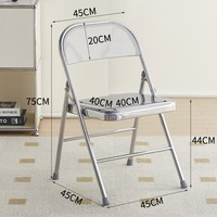 Populaire acier fer métal chaise pliante coloré pliable pour les événements fête de mariage bureau à domicile camping extérieur jardin plage