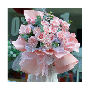 Papier d'emballage OYA imperméable de couleur unie AM-FMC07C Ammy 56 cm, pour la décoration de la maison, les bouquets de fleurs, les fournitures pour fleuristes - Product Image 1