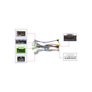 Pemutar Multimedia radio mobil 2 Din Android, Aksesori Universal kabel steker konektor adaptor kawat untuk 22 SUZUKI S-CROSS - Product Image 1