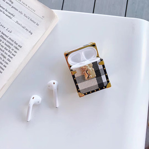 Funda Protectora para Auriculares <span class=keywords><strong>AirPods</strong></span> Pro, Diseño Cuadrado a Rayas y Cuadros, para Auriculares Bluetooth Apple de 1ª, 2ª y 3ª Generación - Product Image 3