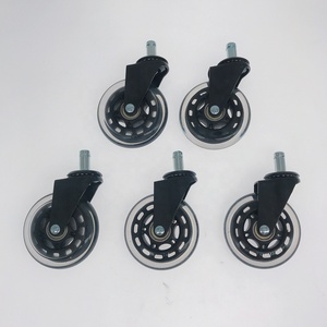 Roue pivotante en acier avec frein pour <span class=keywords><strong>support</strong></span> <span class=keywords><strong>TV</strong></span>, capacité 70 kg, en nylon 70 mm, prix fabricant - Product Image 4