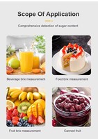 Refraktometer Genggam 0-32% Brix dengan ATC untuk Jus Buah dan Cairan Pemotong